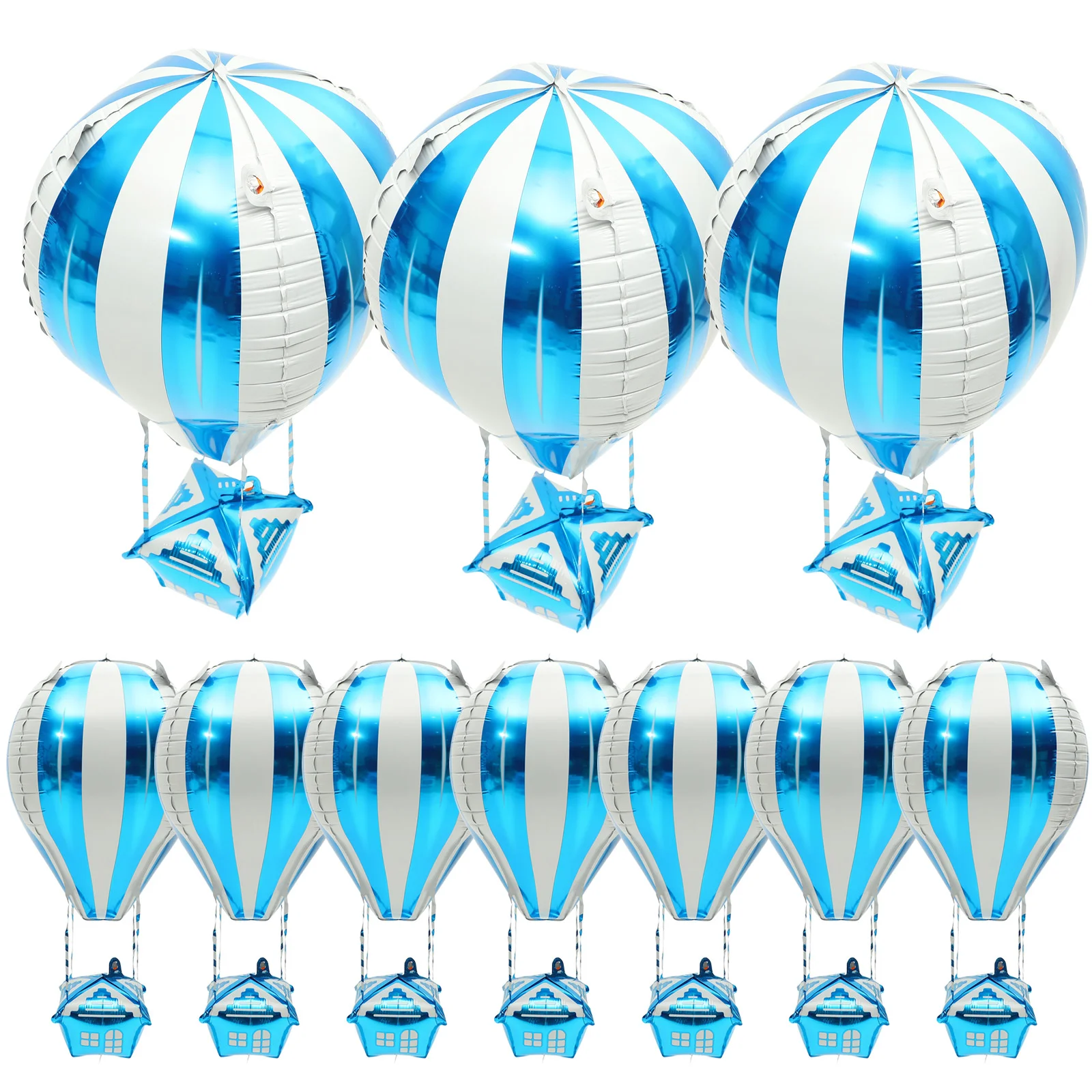 

Hot Air Balloon Kids' Party Balloons Helium Foil Scene Decoration Airplane Birthday Decorations Shower Boy Classroom
