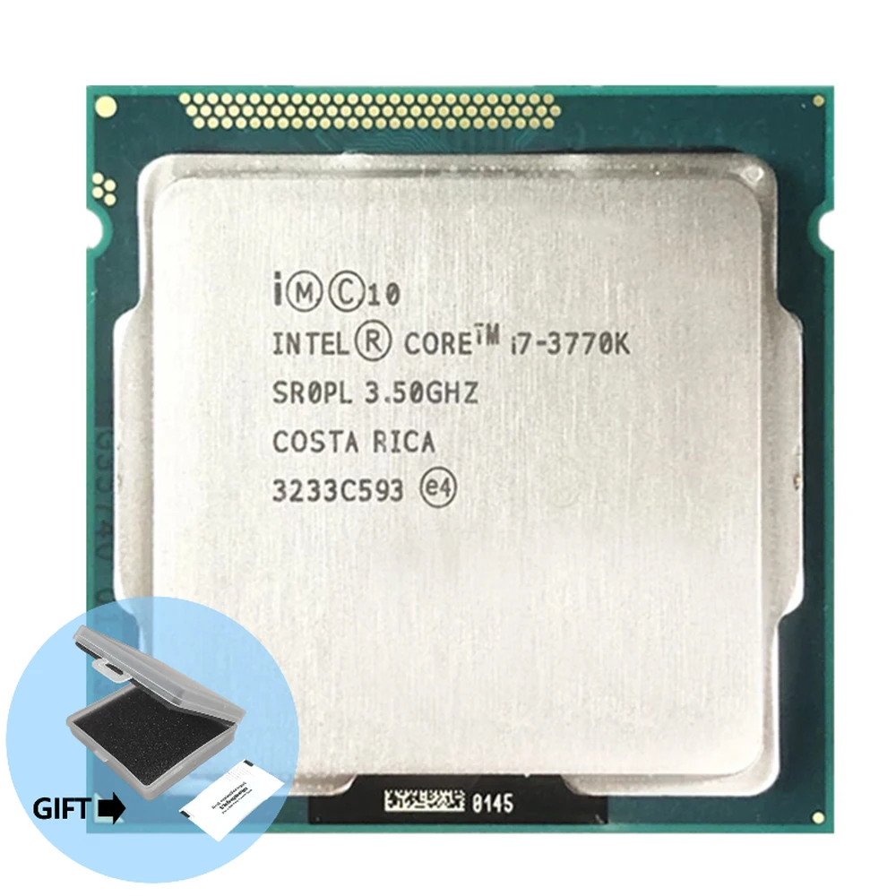 

Intel Core i7-3770K i7 3770K 3.5 GHz Quad-Core CPU Processor 8M 77W LGA 1155