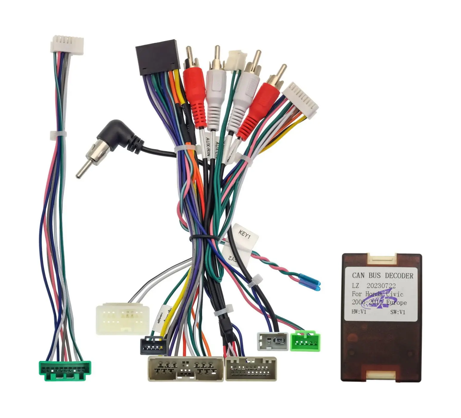 16 жгутов проводов CANBUS BOX для Honda Civic 2006-2011 хэтчбек с высокими уровнями отделки Европа CR-V 2007-2009 Радио GPS XM CD-плеер
16 жгутов проводов CANBUS BOX для Honda Civic 2006-2011 хэтчбек с высокими уровнями отделки Европа CR-V 2007-2009 Радио GPS XM CD-плеер