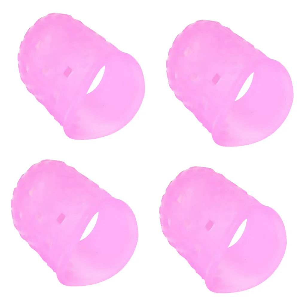 4pcs Guitar Playing Left Hand Fingertip Protector Ukulele Guitar Fingertip Silicone Protective Cover
4pcs Guitar Playing Left Hand Fingertip Protector Ukulele Guitar Fingertip Silicone Protective Cover