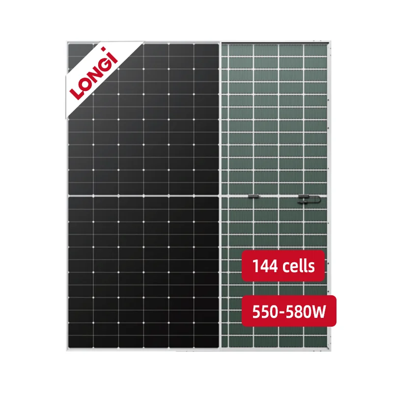 Longi Hi-mo 6 Explorer Bifacial PV Module 550W 555W 560W 565W 570W 575W 580W Longi High Quality Solar Panels
Longi Hi-mo 6 Explorer Bifacial PV Module 550W 555W 560W 565W 570W 575W 580W Longi High Quality Solar Panels
