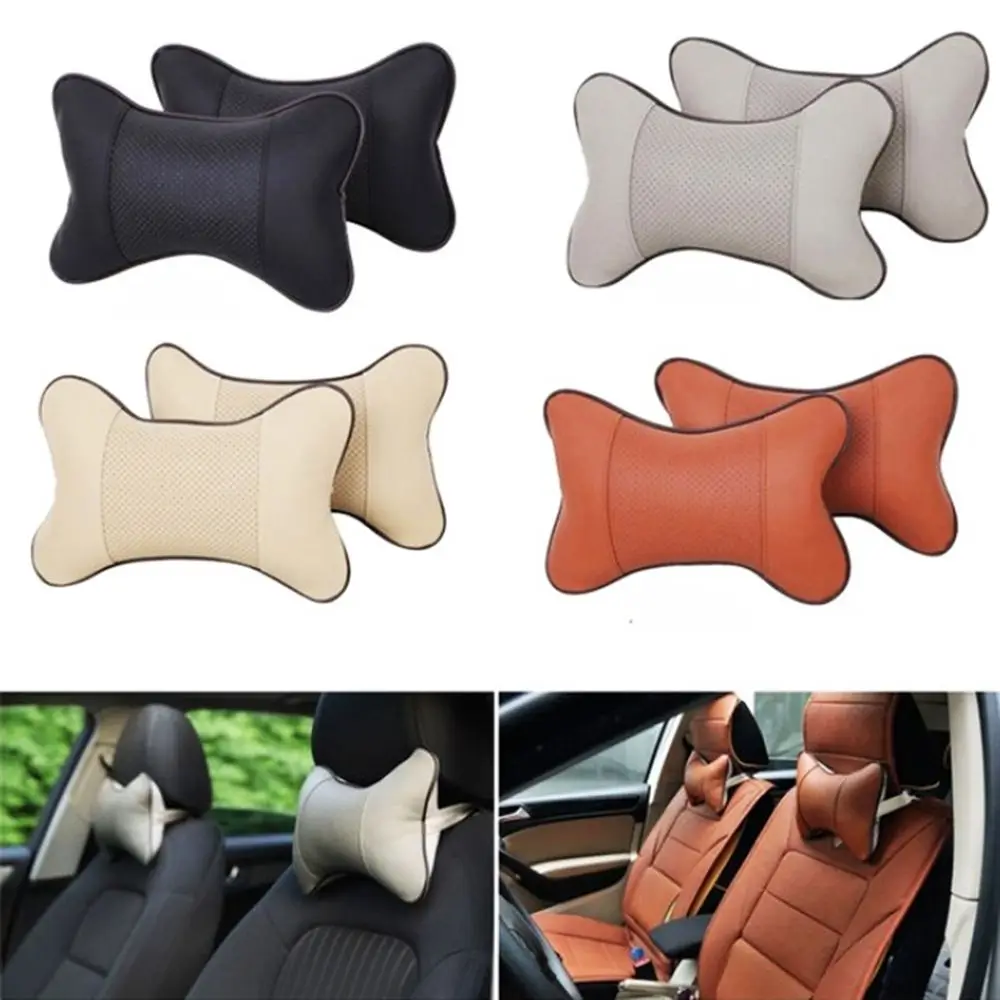

Comfortable Safety Cotton Bone Head Neck Rest Pillow Restraint Cushion Pad Car Seat Headrest