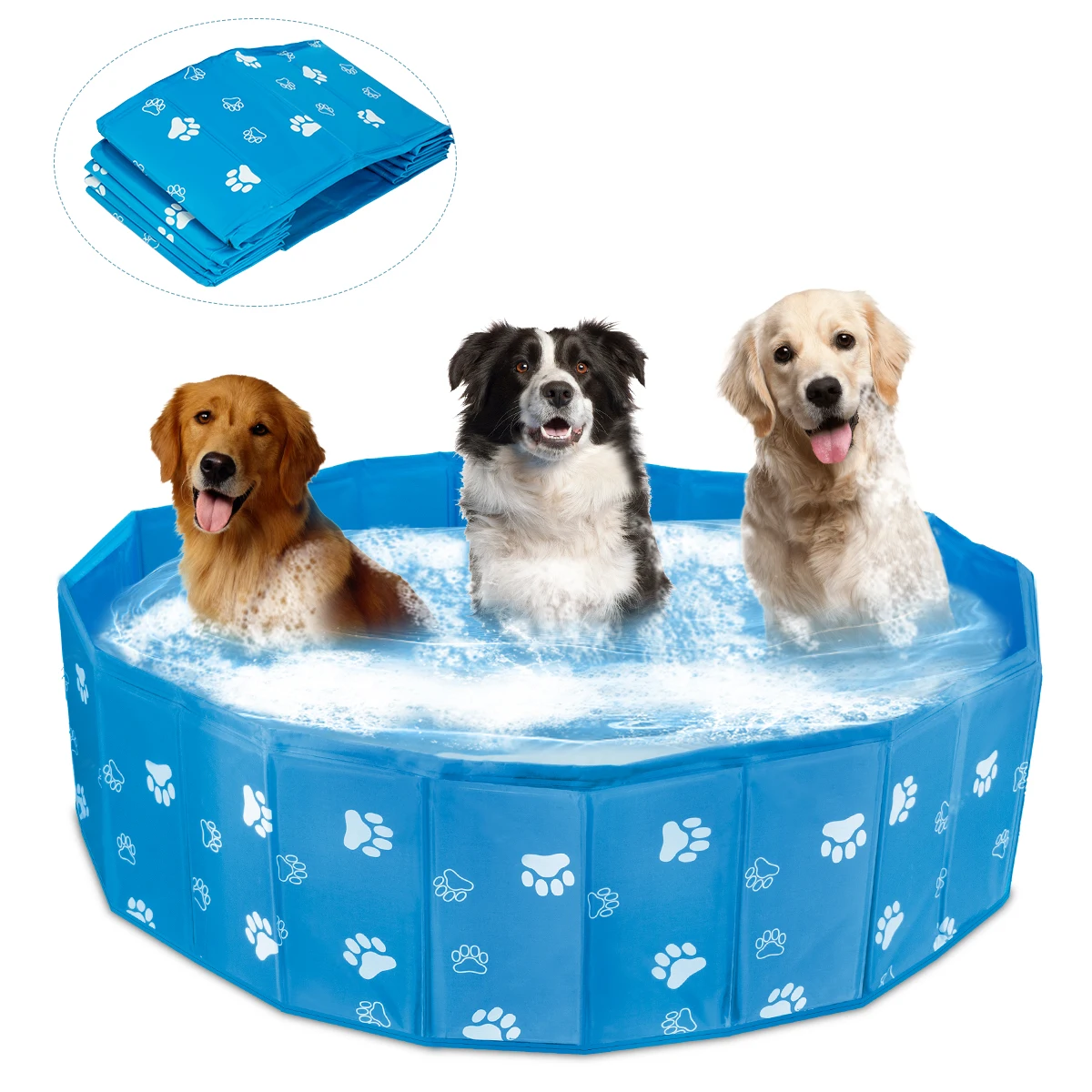 Folding Dog Pool Collapsible Pet Swimming Pool Bath Tub Kiddie Pool for Dogs Cats Kids Folding Dog Pool
Folding Dog Pool Collapsible Pet Swimming Pool Bath Tub Kiddie Pool for Dogs Cats Kids Folding Dog Pool