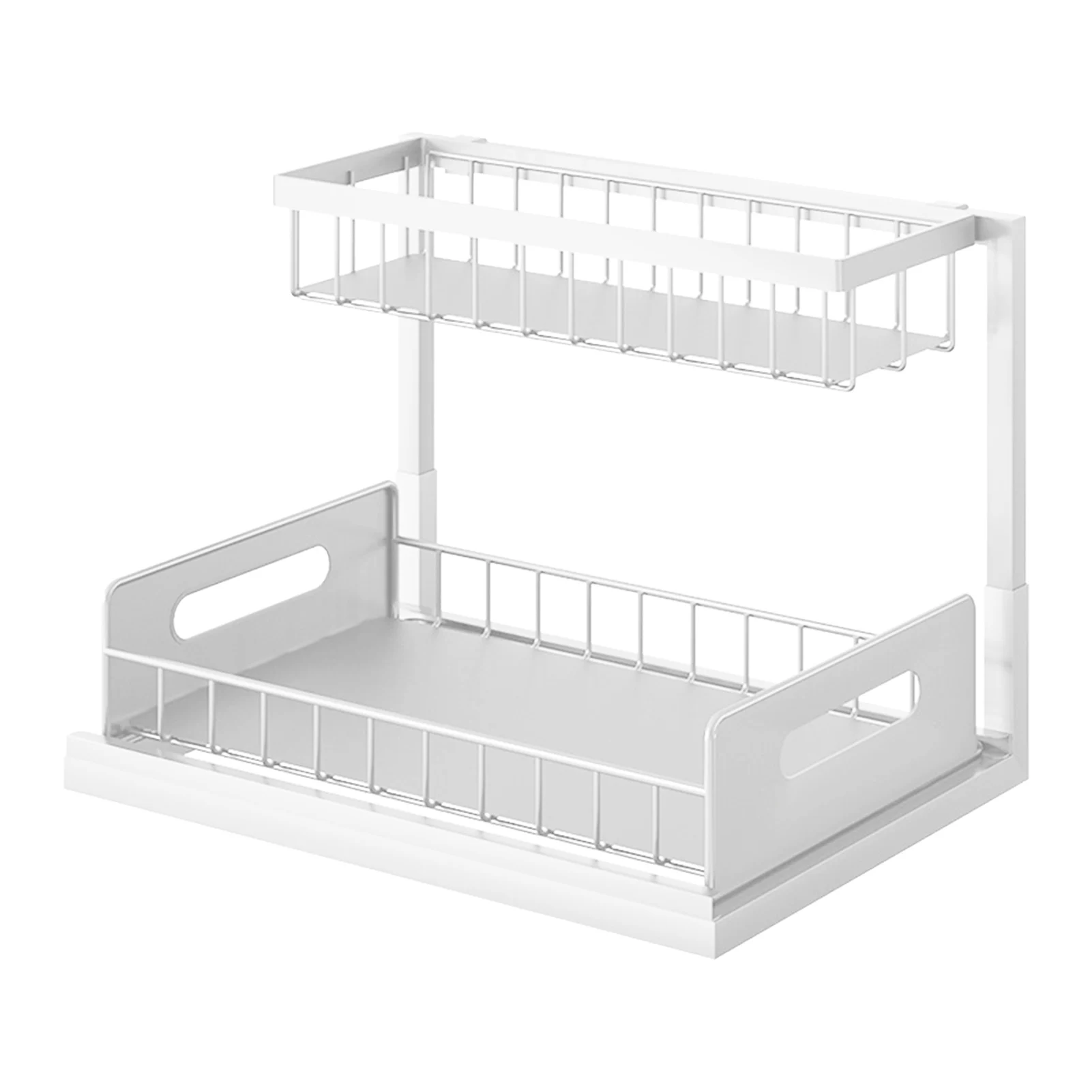 Detachable Under Sink Organizer Cooking Storage Space Saving Carbon Steel For Kitchen Drawer Home Use Sliding Basket 2 Tiers
Detachable Under Sink Organizer Cooking Storage Space Saving Carbon Steel For Kitchen Drawer Home Use Sliding Basket 2 Tiers