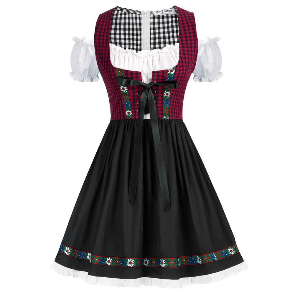 KK Women Dress Party Dresses 2pcs Set Lolita German Bavarian Oktoberfest Costumes Cold Shoulder Dress+Apron Robe Longue
KK Women Dress Party Dresses 2pcs Set Lolita German Bavarian Oktoberfest Costumes Cold Shoulder Dress+Apron Robe Longue