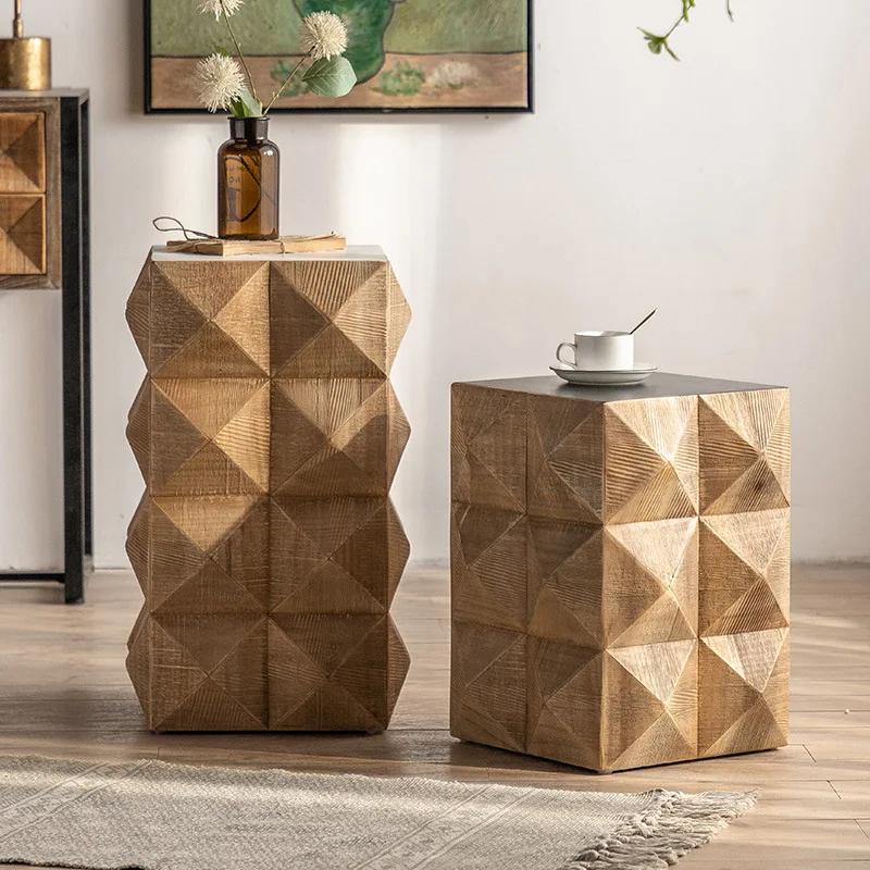 Creative Retro Coffee Table Living Room Luxury Minimalist Solid Wood Square Side Table Sofa Center Table Decorative Furniture
Creative Retro Coffee Table Living Room Luxury Minimalist Solid Wood Square Side Table Sofa Center Table Decorative Furniture