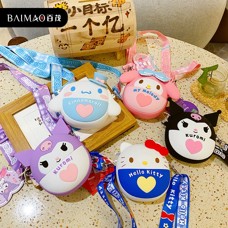 Kawaii Anime Cinnamoroll Kuromi My Melody Hello Kitty Love Messenger Storage Coin Purse Creative Headphone Bag Hanging Bag
Kawaii Anime Cinnamoroll Kuromi My Melody Hello Kitty Love Messenger Storage Coin Purse Creative Headphone Bag Hanging Bag