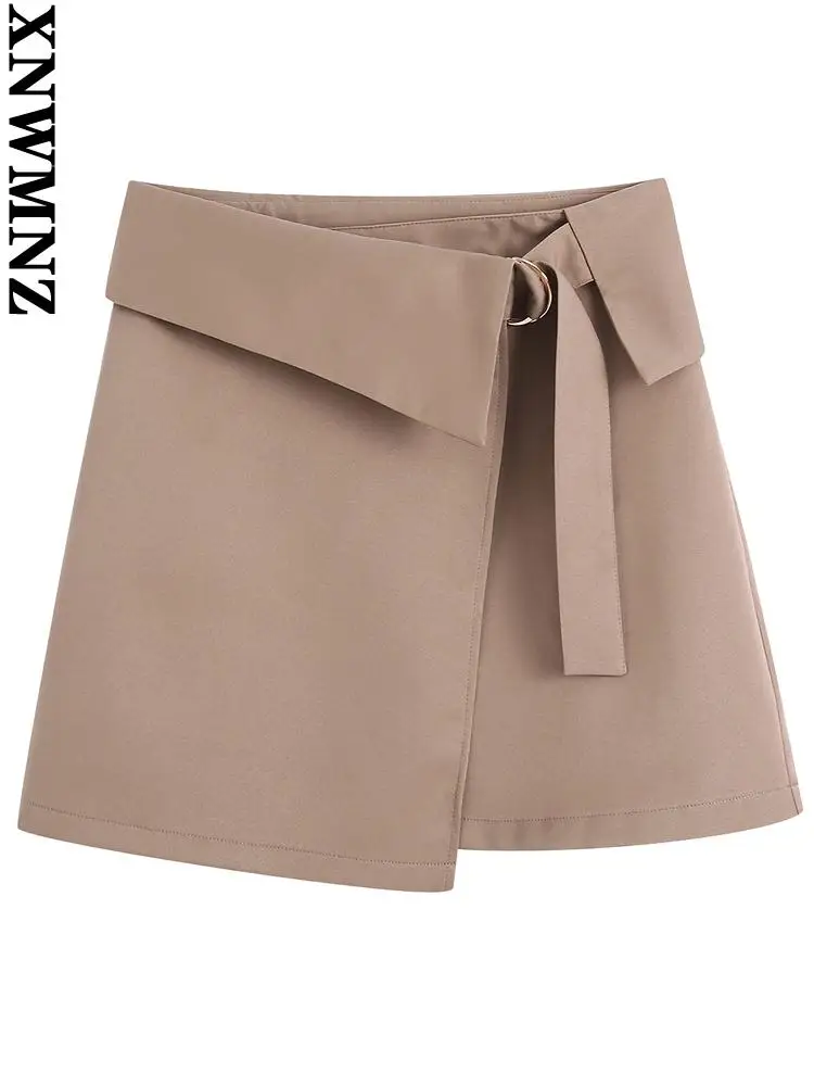 XNWMNZ skirt shorts Women 2022 fashion with buckled strap wrap mini skirt vintage high waist side button female skirts mujer
XNWMNZ skirt shorts Women 2022 fashion with buckled strap wrap mini skirt vintage high waist side button female skirts mujer