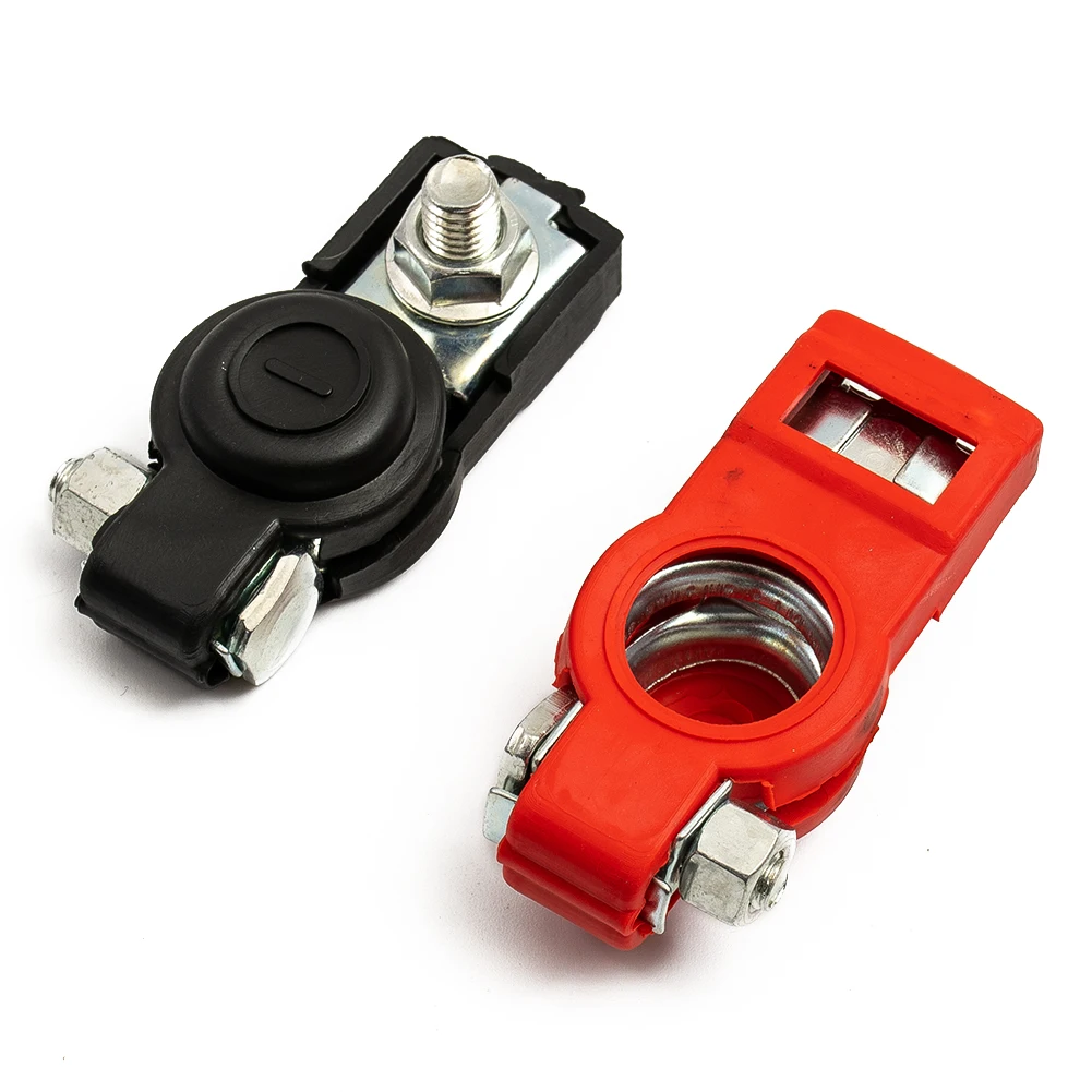 2pcs Battery Terminal Cable Clamp Negative + Positive Top-Post Load Capacity 400A Car Accessory For SAE And DIN Batteries
2pcs Battery Terminal Cable Clamp Negative + Positive Top-Post Load Capacity 400A Car Accessory For SAE And DIN Batteries