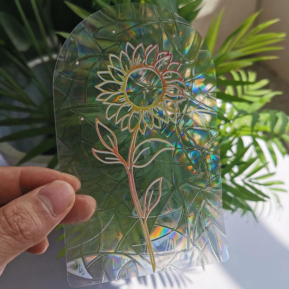 Rainbow Prism Wall Stickers Light Catcher PVC Catcher Window Glass PVC Film Self Adhesive Decals
Rainbow Prism Wall Stickers Light Catcher PVC Catcher Window Glass PVC Film Self Adhesive Decals