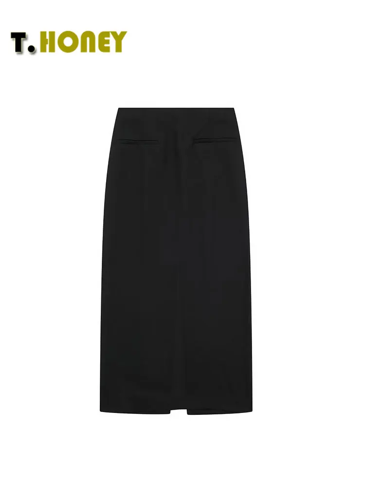 TELLHONEY Women Fashion Back Zipper Hem Slit Midi Skirt Female Casual Simply High Waist Chic Slim Fitting Black Skirts
TELLHONEY Women Fashion Back Zipper Hem Slit Midi Skirt Female Casual Simply High Waist Chic Slim Fitting Black Skirts