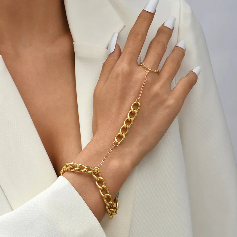 2022 Summer Fashion Simple Long Punk Bracelet Finger Chain For Women's New Exaggerated Creative Personality Jewelry Accessories
2022 Summer Fashion Simple Long Punk Bracelet Finger Chain For Women's New Exaggerated Creative Personality Jewelry Accessories