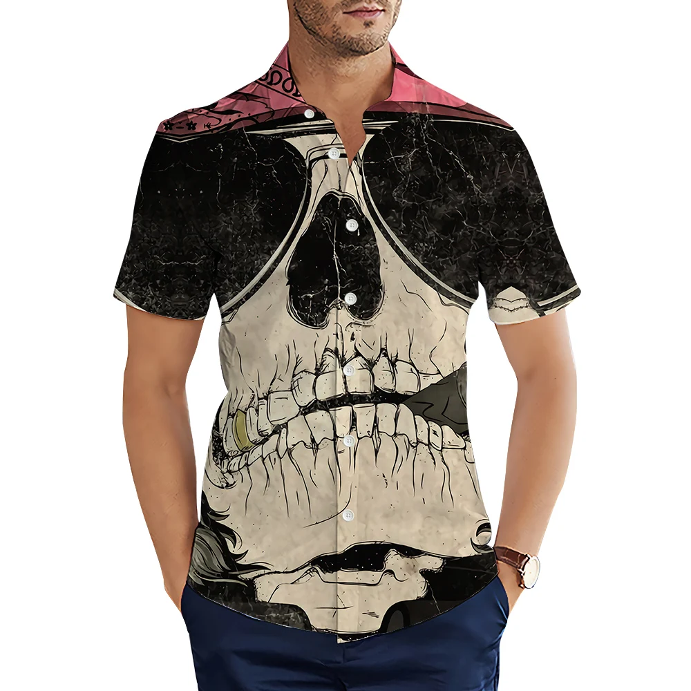 CLOOCL Hawaiian Shirts Skull 3D Graphic Printed Summer Short Sleeve Single Breasted Men Shirt Fashion Casual Cozy Tops
CLOOCL Hawaiian Shirts Skull 3D Graphic Printed Summer Short Sleeve Single Breasted Men Shirt Fashion Casual Cozy Tops