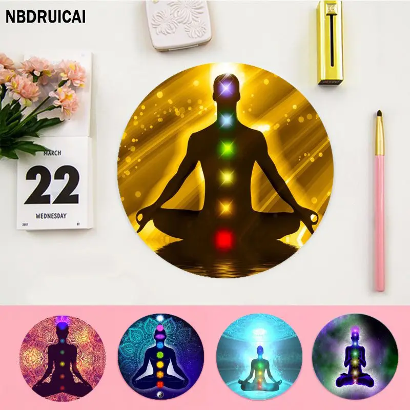 Meditation Yoga 22x22cm Round Thickened Mouse Pad Oversized Gaming Keyboard Table Mat Desk Set Accessories For PC Gamer Mousemat
Meditation Yoga 22x22cm Round Thickened Mouse Pad Oversized Gaming Keyboard Table Mat Desk Set Accessories For PC Gamer Mousemat
