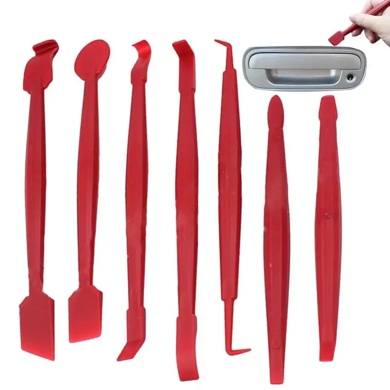 Vinyls Wraps Applicator Tool Kit 7Pcs Car Wrap Edge Trimming Squeegee Flexible Squeegee Curves Slot Tint Tool Edge-closing Tool
Vinyls Wraps Applicator Tool Kit 7Pcs Car Wrap Edge Trimming Squeegee Flexible Squeegee Curves Slot Tint Tool Edge-closing Tool