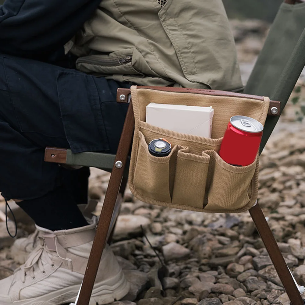 Outdoor Chair Hanging Bag Camping Chair Side Hanging Bag Canvas Hanging Organizer Beside Storage Bag Travel Outdoor Tools
Outdoor Chair Hanging Bag Camping Chair Side Hanging Bag Canvas Hanging Organizer Beside Storage Bag Travel Outdoor Tools