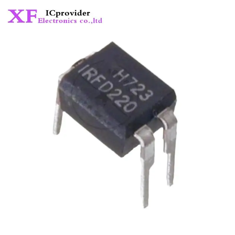 100 шт./лот IRFD220PBF IRFD220 FD220 MOSFET N-CH 200V 800MA 4-dip IC лучшее качество
100 шт./лот IRFD220PBF IRFD220 FD220 MOSFET N-CH 200V 800MA 4-dip IC лучшее качество