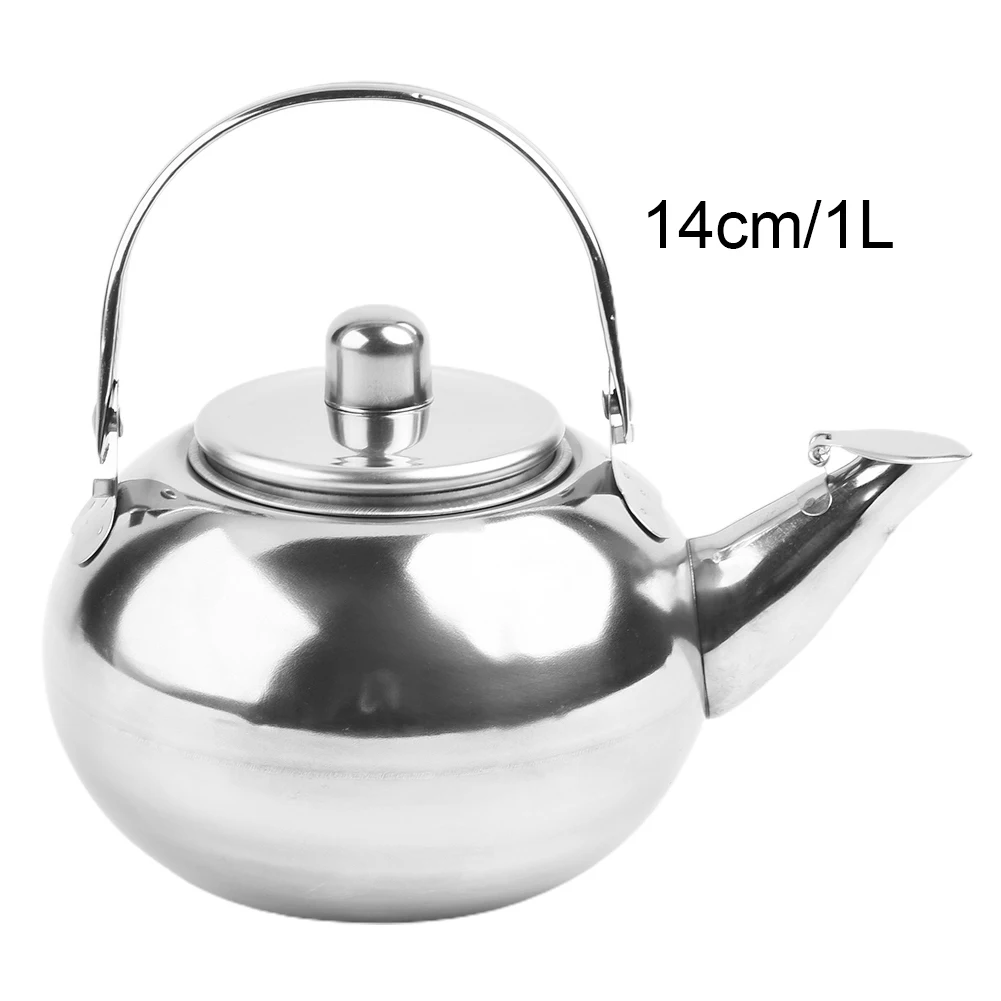 

Stainless Steel Teapot With Filter 1/1.5/2 /2.5L Water Kettle Hotel Restaurant Tea Pot With Strainer Home Office Tea Coffee Pot