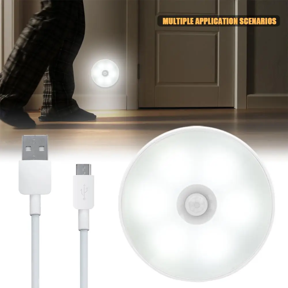 3/1pcs Bedroom LED Night Lights PIR Motion Sensor Auto Night Lamp Children's Gift USB Charging Bedroom Kitchen Led Night Light 
3/1pcs Bedroom LED Night Lights PIR Motion Sensor Auto Night Lamp Children's Gift USB Charging Bedroom Kitchen Led Night Light