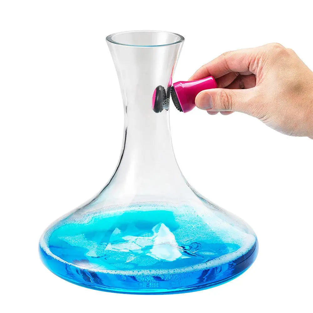 3 Color Magic Magnetic Glass Spot Soft Silicone Scrubber Magnetic Cleaning Brush Bottle Brush Keep Glass Vases Flasks Decanters
3 Color Magic Magnetic Glass Spot Soft Silicone Scrubber Magnetic Cleaning Brush Bottle Brush Keep Glass Vases Flasks Decanters
