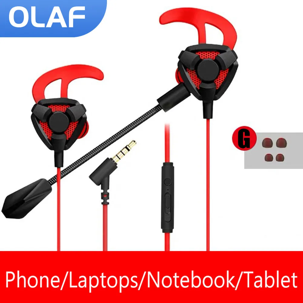 Wired Headphones For Games In-Ear Headset HIFI Stereo Bass Gamer Earphones with Microphone For Mobile Phone Computer Headsets
Wired Headphones For Games In-Ear Headset HIFI Stereo Bass Gamer Earphones with Microphone For Mobile Phone Computer Headsets
