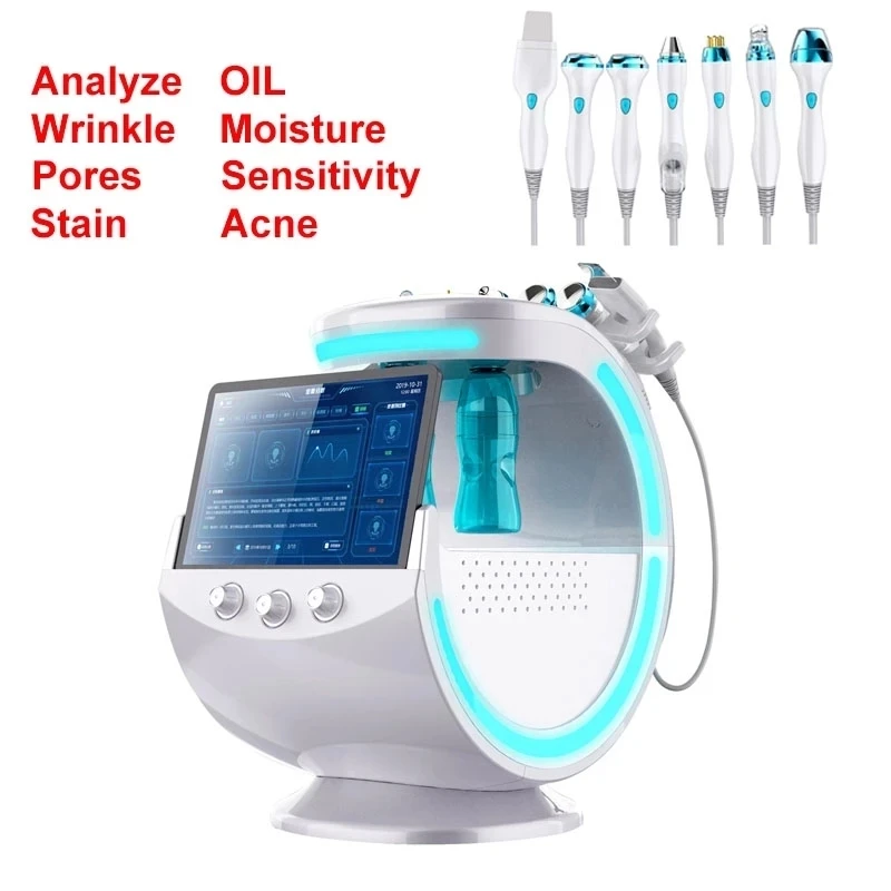 2022 New Design 7 in 1 Hydro Dermabrasion Oxygen Facial Ultrasonic Microcurrent Care Beauty Machine With Skin Scanner
2022 New Design 7 in 1 Hydro Dermabrasion Oxygen Facial Ultrasonic Microcurrent Care Beauty Machine With Skin Scanner