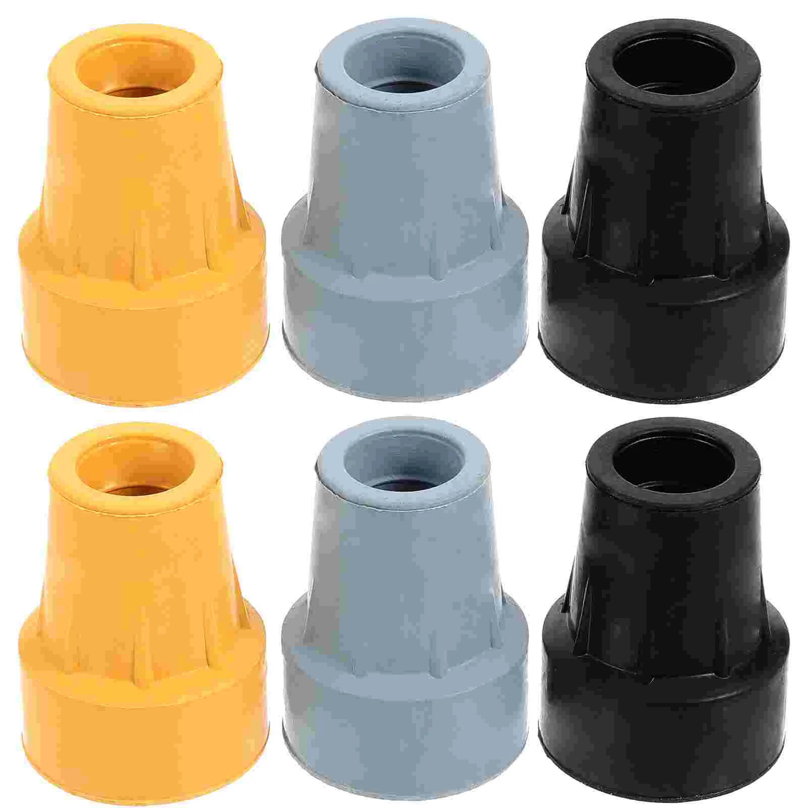 6 Pcs Crutches Non-slip Mat Skid-proof Pad Foot Cover Pole Anti-slip Trekking Tip Replacement Walking Stick Anti-skid
6 Pcs Crutches Non-slip Mat Skid-proof Pad Foot Cover Pole Anti-slip Trekking Tip Replacement Walking Stick Anti-skid