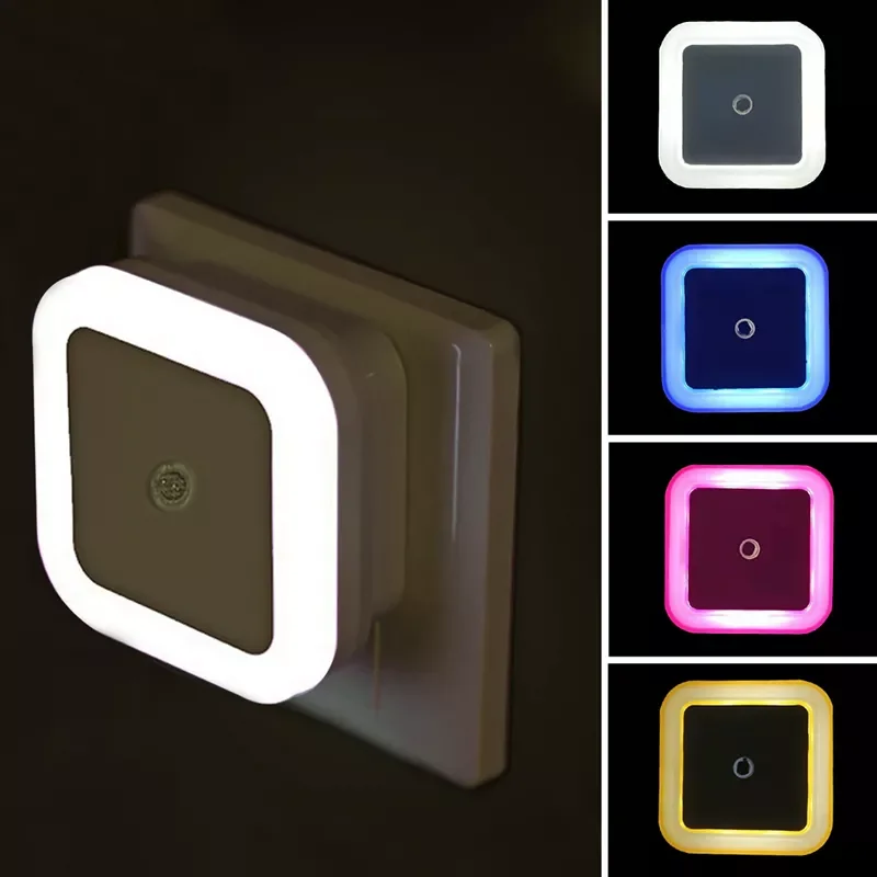 NEW2022 Wireless LED Night Light Sensor Lighting Mini EU US Plug Night light Lamp For Children Kids Living Room Bedroom Lights L 
NEW2022 Wireless LED Night Light Sensor Lighting Mini EU US Plug Night light Lamp For Children Kids Living Room Bedroom Lights L