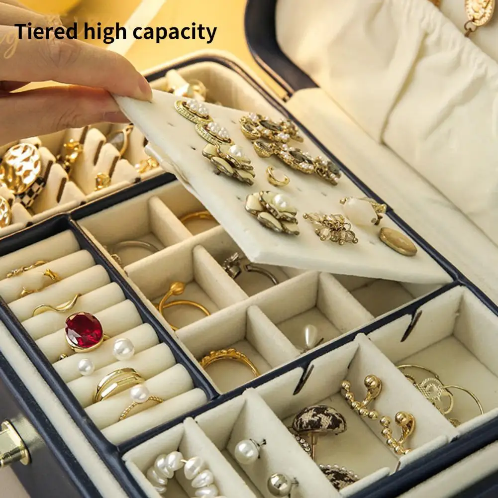 Jewelry Box Detachable Divider Jewelry Case Traveling Portable Women Jewelry Organizer Case Container
Jewelry Box Detachable Divider Jewelry Case Traveling Portable Women Jewelry Organizer Case Container