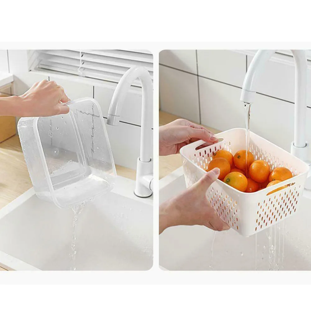 Refrigerator Storage Box Fridge Organizer Fresh Vegetable Fruit Boxes Drain Basket Storage Containers Pantry Kitchen Organizer
Refrigerator Storage Box Fridge Organizer Fresh Vegetable Fruit Boxes Drain Basket Storage Containers Pantry Kitchen Organizer
