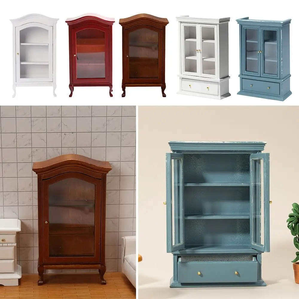 Model Playing House Dolls Accessories Miniature Display Cabinet Wood Locker Dollhouse Furniture Dustproof Cupboard
Model Playing House Dolls Accessories Miniature Display Cabinet Wood Locker Dollhouse Furniture Dustproof Cupboard