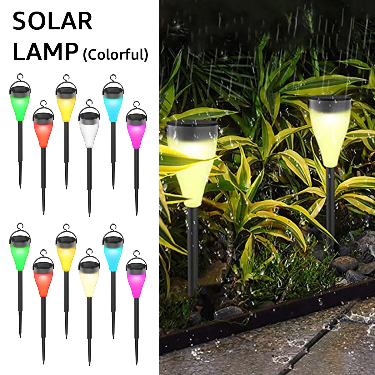 6Pcs Solar Garden Light Solar Pathway Light Reusable Solar Powered Lawn Lamp IP44 Waterproof Landscape Light Bright Solar Light
6Pcs Solar Garden Light Solar Pathway Light Reusable Solar Powered Lawn Lamp IP44 Waterproof Landscape Light Bright Solar Light