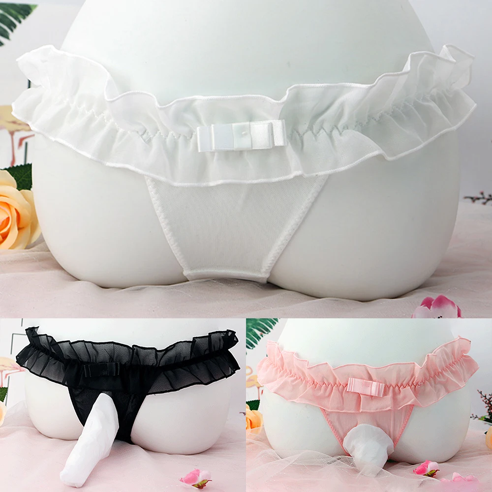 Men Sexy Sissy Pouch Panties Ruffle Sheer Mesh Breathable Briefs Underwear Sheer Mesh Lace Breathable Ultra-Thin Men's Briefs
Men Sexy Sissy Pouch Panties Ruffle Sheer Mesh Breathable Briefs Underwear Sheer Mesh Lace Breathable Ultra-Thin Men's Briefs