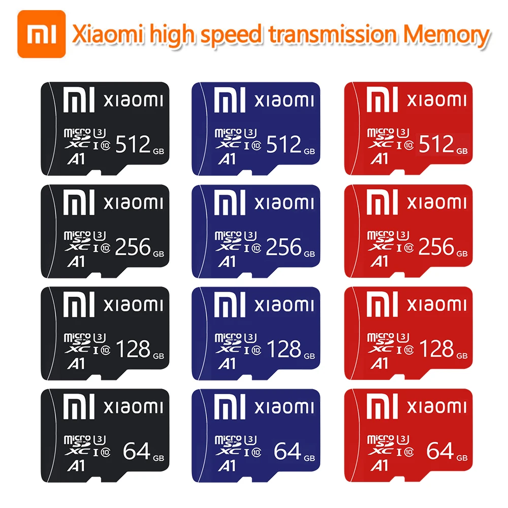 Original Xiaomi Mini Memory Card Micro SD Card 128GB 256GB 512GB 1TB C10 High Speed TF Flash Tarjeta Microdrive Micro TF SD Card
Original Xiaomi Mini Memory Card Micro SD Card 128GB 256GB 512GB 1TB C10 High Speed TF Flash Tarjeta Microdrive Micro TF SD Card