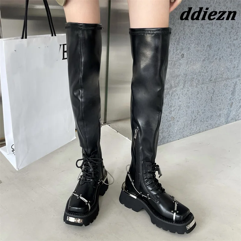 Fashion Metal Over-the-Knee Boots Shoes For Women 2023 Designer Luxury Ladies Stretch Long Boots With Heels Female Booties Pumps
Fashion Metal Over-the-Knee Boots Shoes For Women 2023 Designer Luxury Ladies Stretch Long Boots With Heels Female Booties Pumps