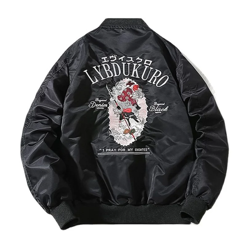 Унисекс, японский бомбер Sukajan, куртка для мужчин и женщин с вышивкой в стиле хип-хоп, уличная одежда для мальчиков и девочек, Брендовое пальто... 
Унисекс, японский бомбер Sukajan, куртка для мужчин и женщин с вышивкой в стиле хип-хоп, уличная одежда для мальчиков и девочек, Брендовое пальто...