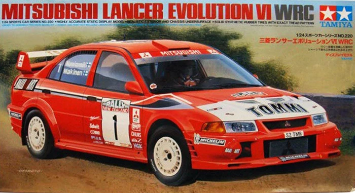 Tamiya 24220 _ для Mitsubishi Lancer Evolution VI WRC Сборная модель автомобиля, набор игрушек
Tamiya 24220 _ для Mitsubishi Lancer Evolution VI WRC Сборная модель автомобиля, набор игрушек