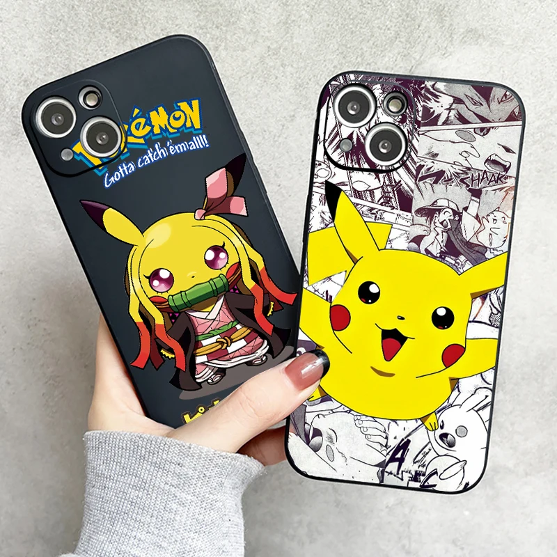 Cartoon Pokémon Pikachu Phone Case For Funda iPhone 11 12 13 Pro Max Mini X XR XS SE 2020 6 7 8 Plus Carcasa Celular Back
Cartoon Pokémon Pikachu Phone Case For Funda iPhone 11 12 13 Pro Max Mini X XR XS SE 2020 6 7 8 Plus Carcasa Celular Back