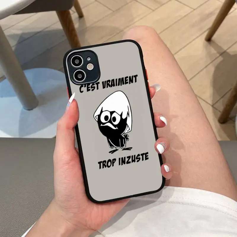 YNDFCNB Cute Calimero Phone Case for iPhone X XR XS 7 8 Plus 11 12 13 pro MAX 13mini Translucent Matte Case
YNDFCNB Cute Calimero Phone Case for iPhone X XR XS 7 8 Plus 11 12 13 pro MAX 13mini Translucent Matte Case
