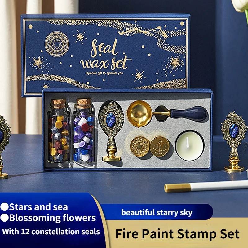 Creative Constellation Lacquer Wax Granule Set Sealed Gift Box Envelope Sealed Wax Craft Supplies Card Making Stamps 2023 New
Creative Constellation Lacquer Wax Granule Set Sealed Gift Box Envelope Sealed Wax Craft Supplies Card Making Stamps 2023 New