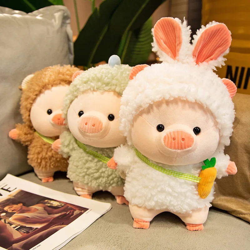 Kawaii Pig Plush Toys Soft Stuffed Penguin with Beer /Dinosaur/Rabbit CostumeToy For Baby Girls Birthday Gift Party
Kawaii Pig Plush Toys Soft Stuffed Penguin with Beer /Dinosaur/Rabbit CostumeToy For Baby Girls Birthday Gift Party