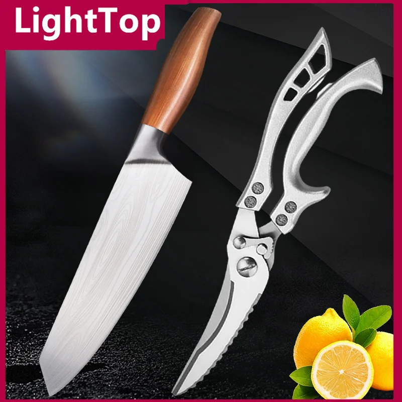 Дамасский кухонный нож из нержавеющей стали, японский шеф-нож, ножницы для куриных костей, кухонные ножницы, резак для мяса, острый кухонный ...
Дамасский кухонный нож из нержавеющей стали, японский шеф-нож, ножницы для куриных костей, кухонные ножницы, резак для мяса, острый кухонный ...