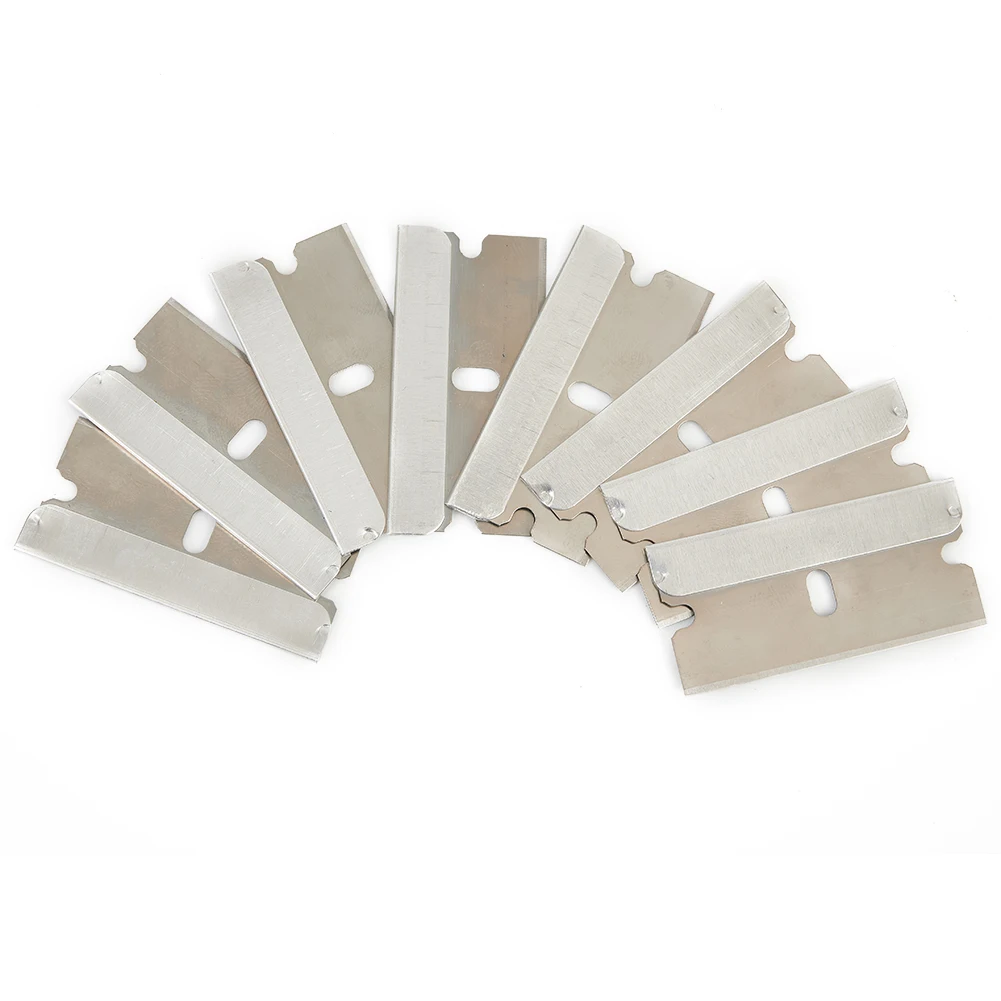 50 * Stainless Steel Single Edge Razor Blades Scraper Window Glass Car Cleaning Tool Glue Removal Workshop Equipment Hand Tools
50 * Stainless Steel Single Edge Razor Blades Scraper Window Glass Car Cleaning Tool Glue Removal Workshop Equipment Hand Tools