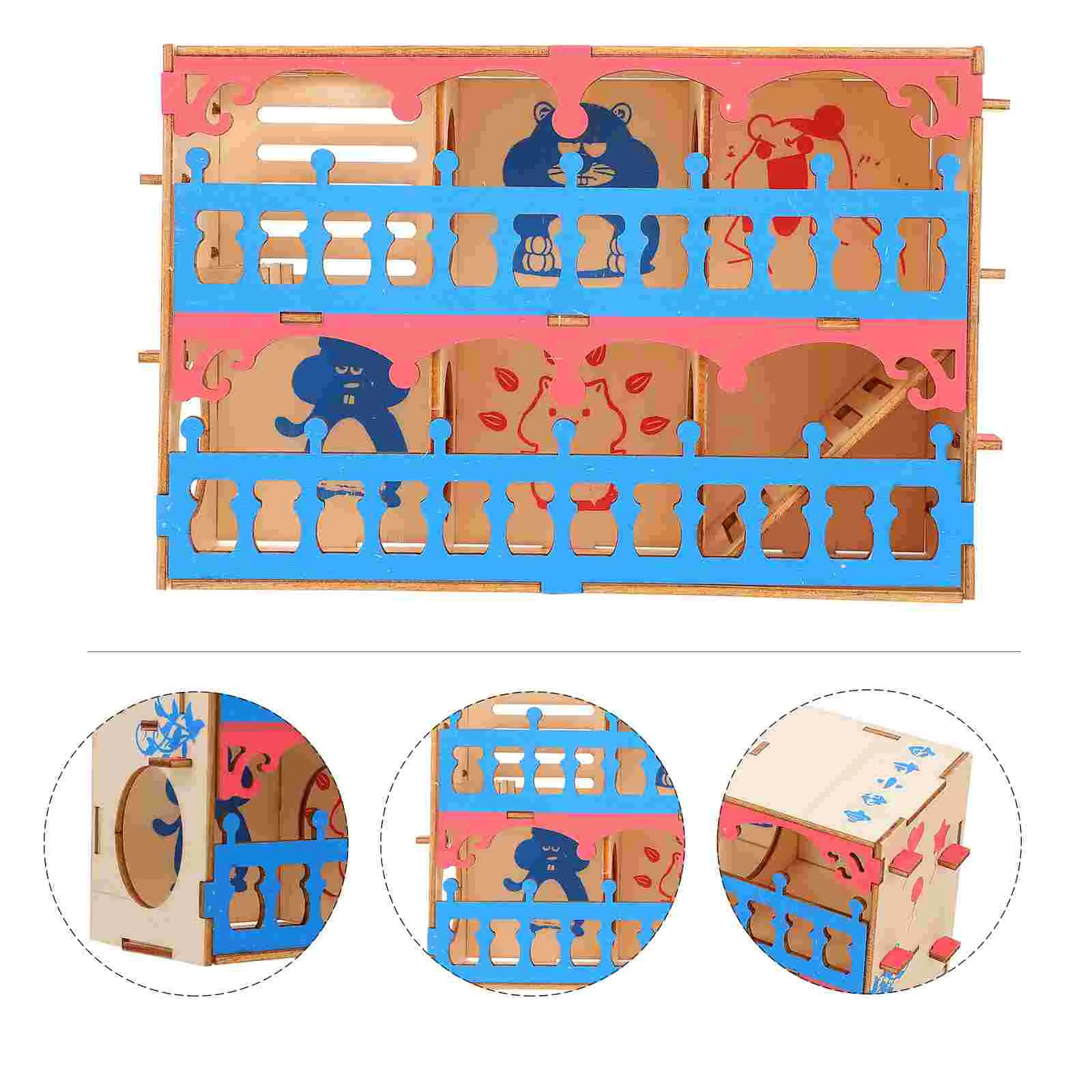 Hamster Maze Toy Wooden Hideout Petlabyrinth Plaything Animal House Tunnel Wood Play Dwarf Gerbil Tube Hideouts Chamber Multi
Hamster Maze Toy Wooden Hideout Petlabyrinth Plaything Animal House Tunnel Wood Play Dwarf Gerbil Tube Hideouts Chamber Multi