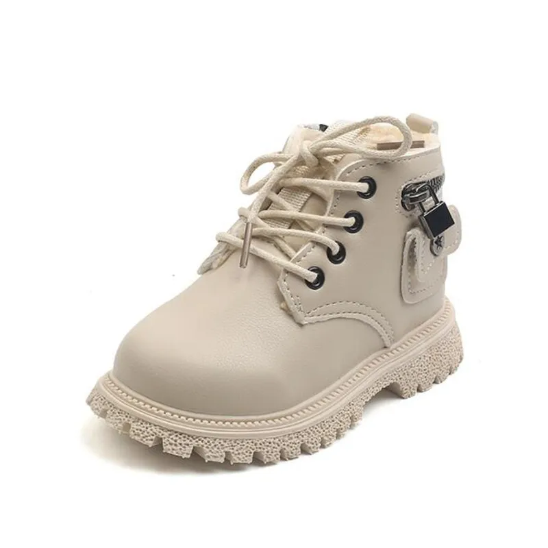 Plush Kids Snow Boots PU Kids Sneakers Fashion Lacing Up Boy Girl Beige Ankle Boots
Plush Kids Snow Boots PU Kids Sneakers Fashion Lacing Up Boy Girl Beige Ankle Boots