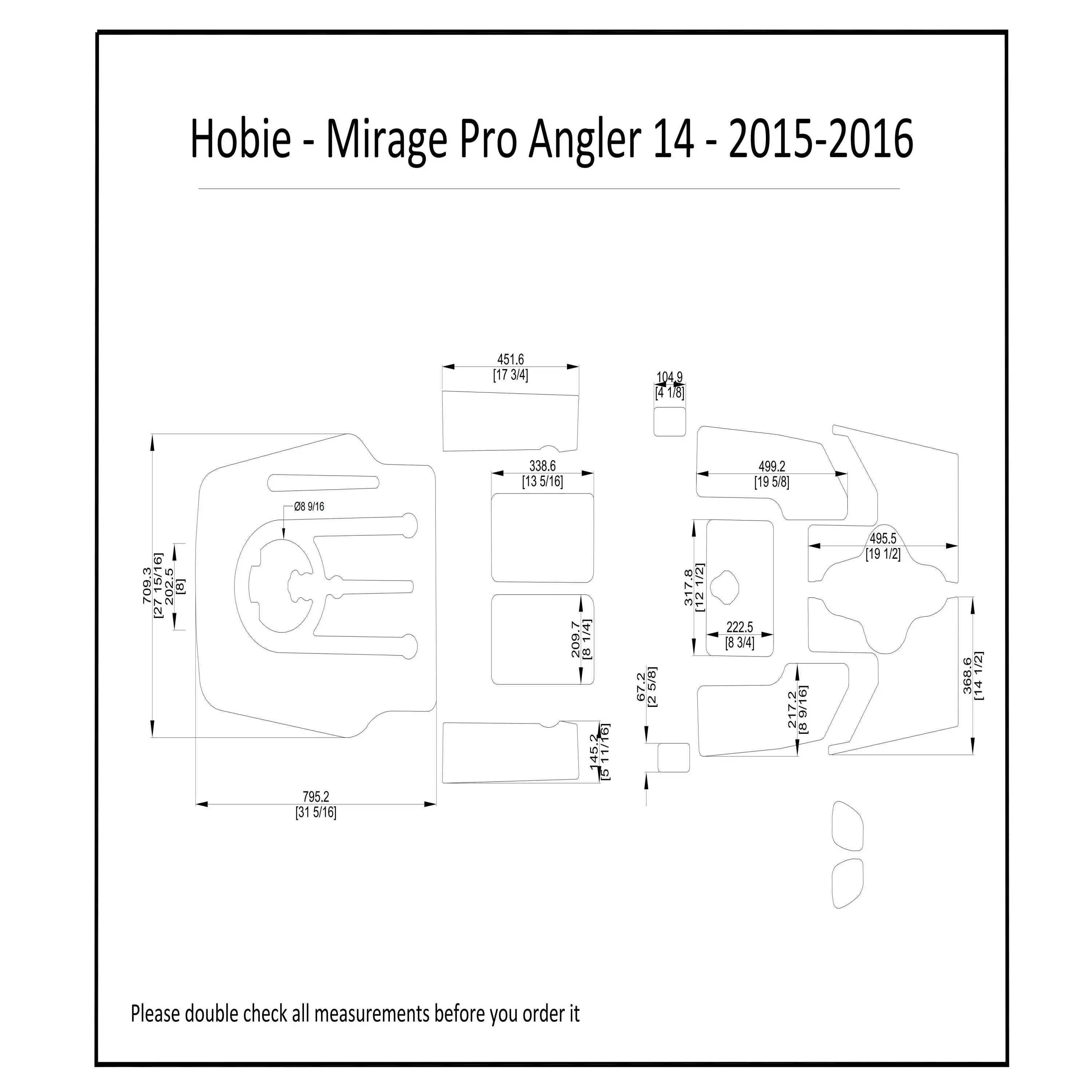 2015-2016 Hobie Mirage Pro Angler 14 байдарка лодка EVA пена Тиковый напольный коврик
2015-2016 Hobie Mirage Pro Angler 14 байдарка лодка EVA пена Тиковый напольный коврик
