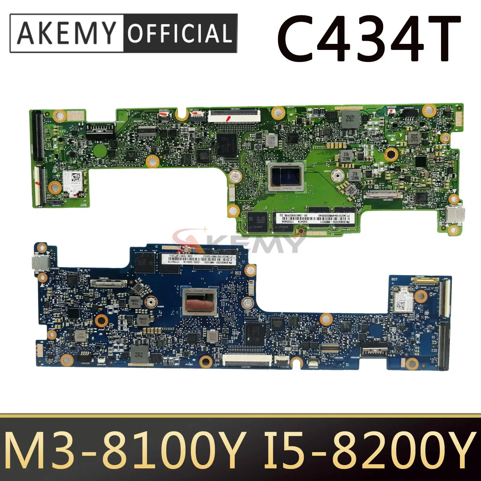 C434T Mainboard For ASUS Chromebook Flip C434 C434TA Laptop Motherboard M3-8100Y I5-8200Y 8GB/4GB-RAM SSD-64G/128G
C434T Mainboard For ASUS Chromebook Flip C434 C434TA Laptop Motherboard M3-8100Y I5-8200Y 8GB/4GB-RAM SSD-64G/128G