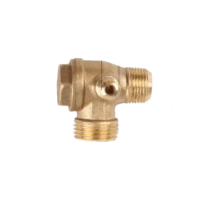 3 Port Brass Male Threaded Check for VALVE Connector Tool for Air Compressor Prevent Water Backflow Dropship
3 Port Brass Male Threaded Check for VALVE Connector Tool for Air Compressor Prevent Water Backflow Dropship