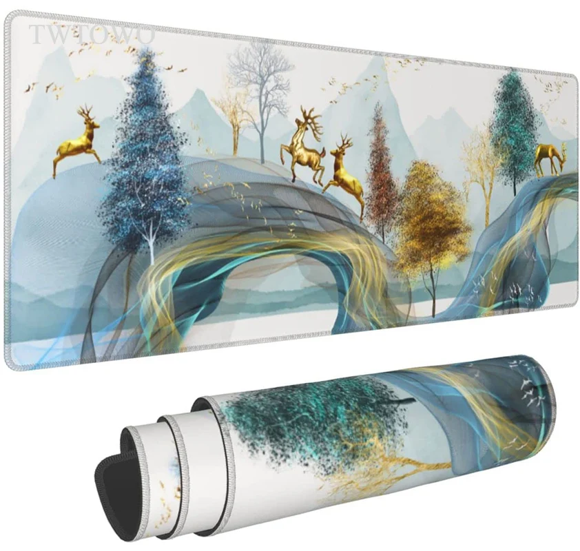 Landscape Golden Deer Mouse Pad Gaming XL Computer Custom HD Mousepad XXL Desk Mats Anti Slip Carpet Natural Rubber Mouse Mat
Landscape Golden Deer Mouse Pad Gaming XL Computer Custom HD Mousepad XXL Desk Mats Anti Slip Carpet Natural Rubber Mouse Mat