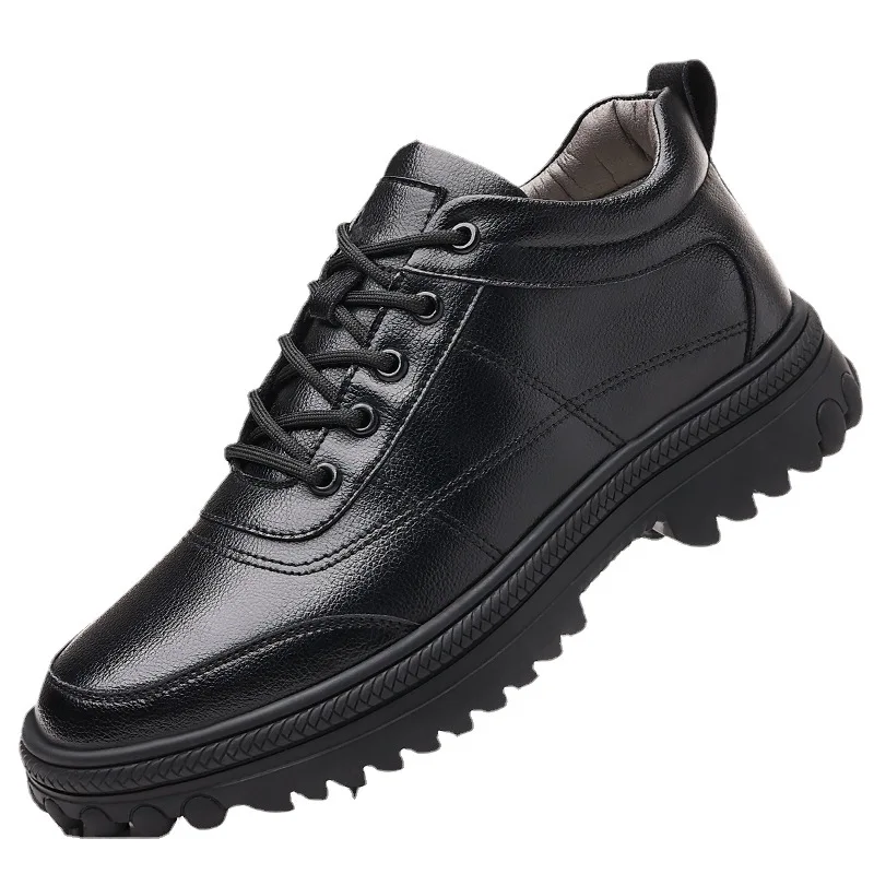 New Autumn Winter Men's Shoes Fashion Casual Black Leather Boots for Men High Top with Velvet Warm Padded Shoes Male
New Autumn Winter Men's Shoes Fashion Casual Black Leather Boots for Men High Top with Velvet Warm Padded Shoes Male